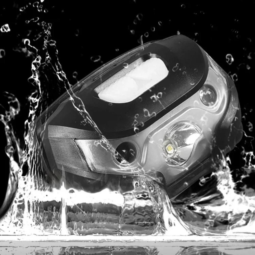 Powerful Sensor LED Headlamp USB Rechargeable Head Flashlight Headlight Waterproof Torch for Outdoor Camping Fishing Lantern