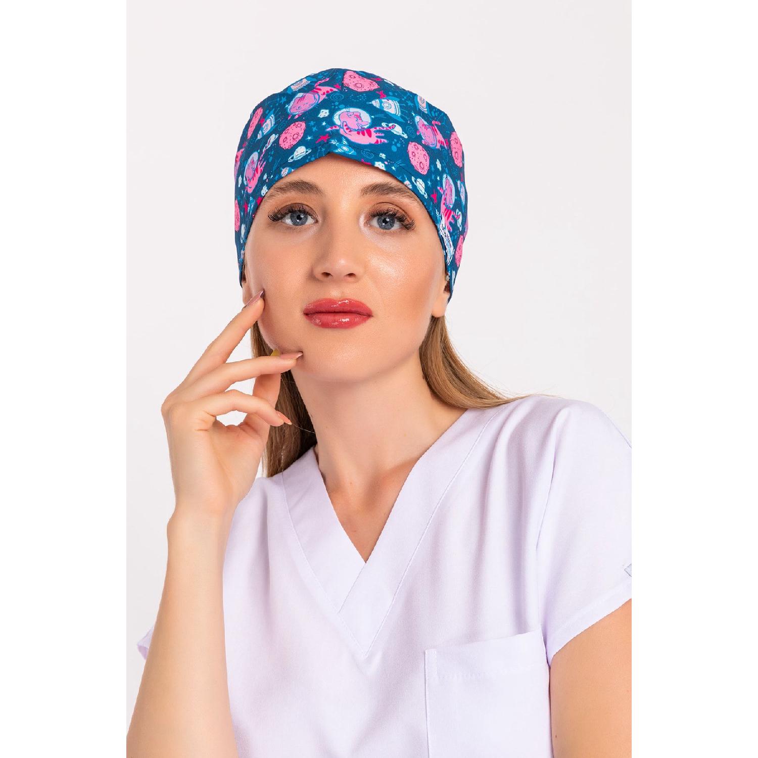 

Alien Cat Themed Doctor Nurse Hospital Medical Surgery Bone рожевий