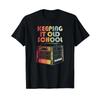 Vinyl Record T Shirt Retro Keeping It Old School Vintage Soft Fashion Stylish Slightly Graphic Stretched Casual Unisex