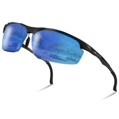 Polarized Ultra Ultra UV Outdoor Mirror [GLOFIN] Sunglasses, Light, Polarized, Men's Sunglasses, Fishing, Sports, Golf, Driving, Running, Climbing,