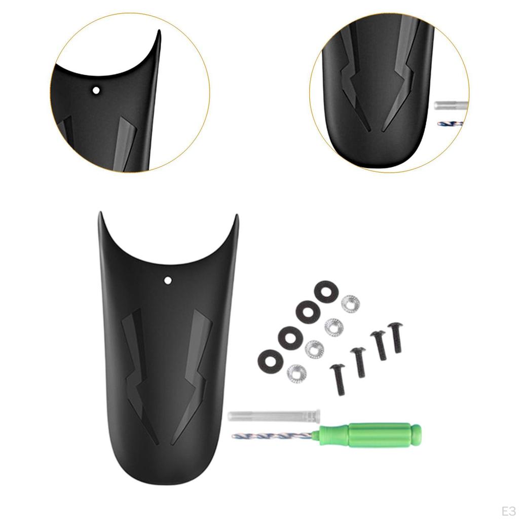 Set Paraspruzzi Moto Estensione Protettiva Flap Montaggio Semplice Parafango Moto