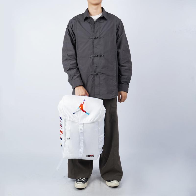 Jordan Polyester Basketball Rucksack Normal Unisex Weiß Jordan 9A0254-W4H