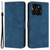 Wallet Case for Honor X6c 4G/X6b 4G/X6a 4G/X5b/X5b Plus Solid Color Leather Protective Phone Cover