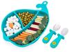 Giligums Silicone Whale Plate Dumel Cutlery