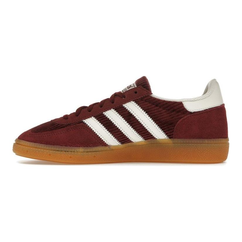 adidas Handball Spezial Sztruksowy Pakiet - Czerwony Cień Damskie Sneakersy Off-White Guma IG1978