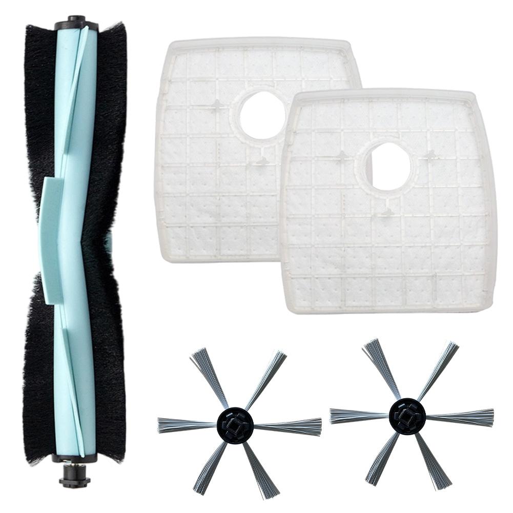 

Main Brush Side Brushes And Filter For SilverCrest M690 For WAP W310, Replacement Parts Kit With High-Quality Nylon Bristles