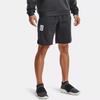 Under Armour Letter Trimmed Ribbed Drawstring Casual Shorts Men shorts Gray 1361758-001
