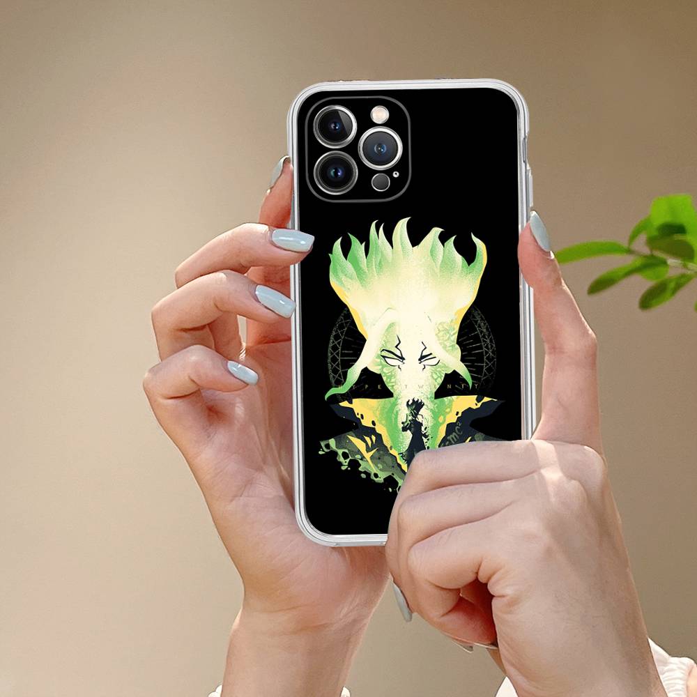 

Dr.STONE Phone Case For iPhone 17 16 15 14 11 12 13 Mini Pro XS Max Plus Funda Shell iPhone 16pro max