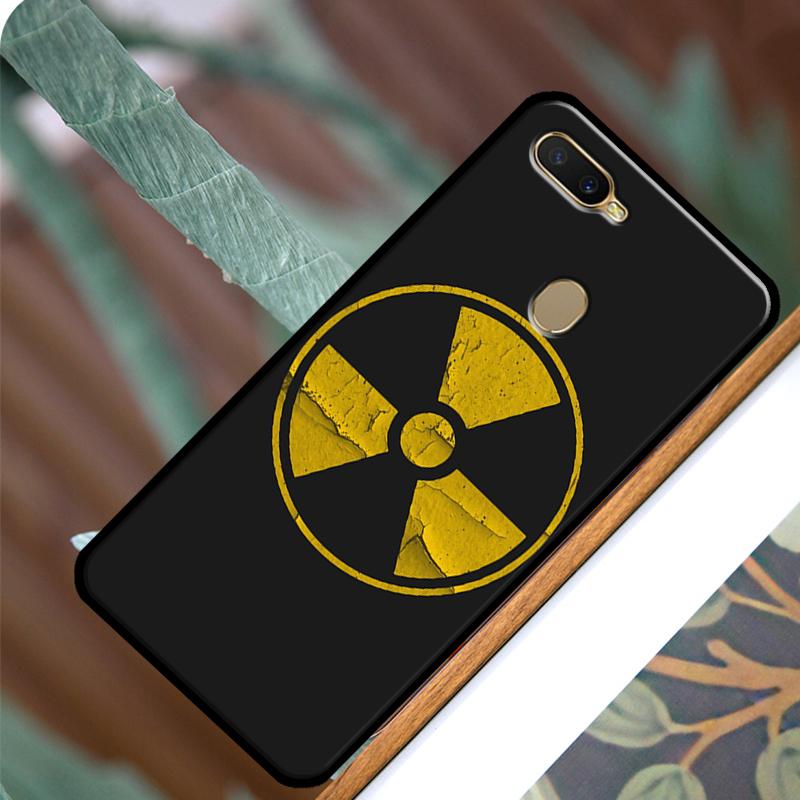 

Чехол с предупреждающим знаком о ядерном излучении для OPPO A52 A72 A54 A74 A94 A1K A15 A83 A91 A5 A9 A31 A53 A53S A3S A5S, чехол для телефона OPPO Reno5 Lite