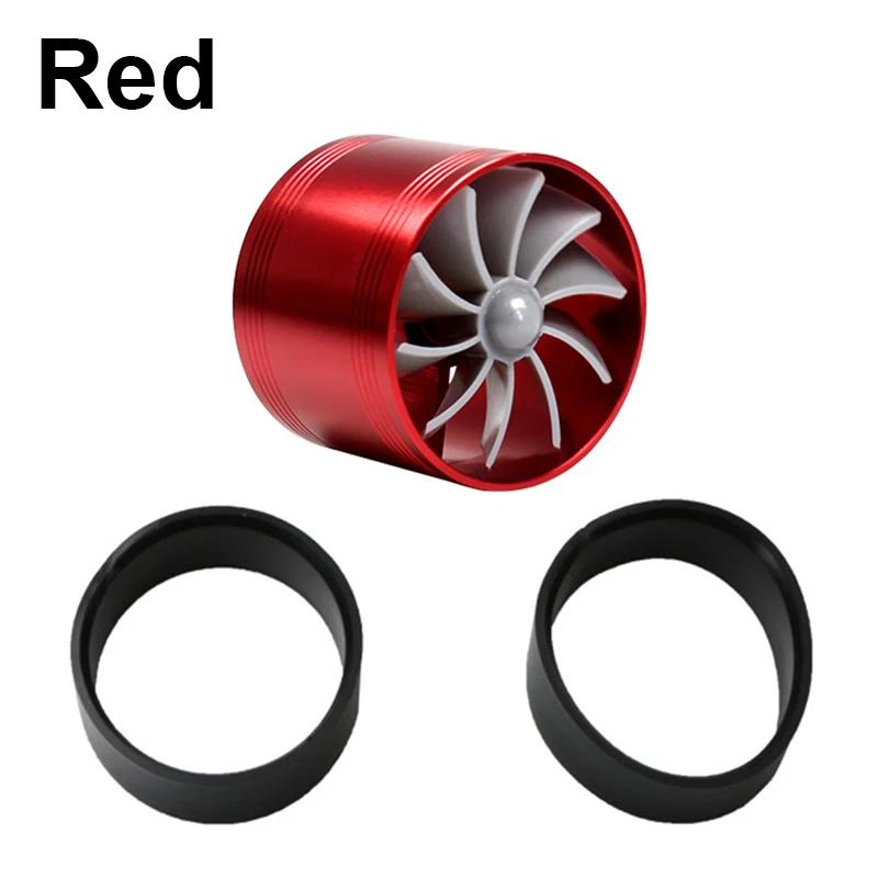Car Air Intake Turbonator Single Fan Supercharger Gas Saver Kit Car Turbine Supercharger Turbo Refit Auto Replacement Part