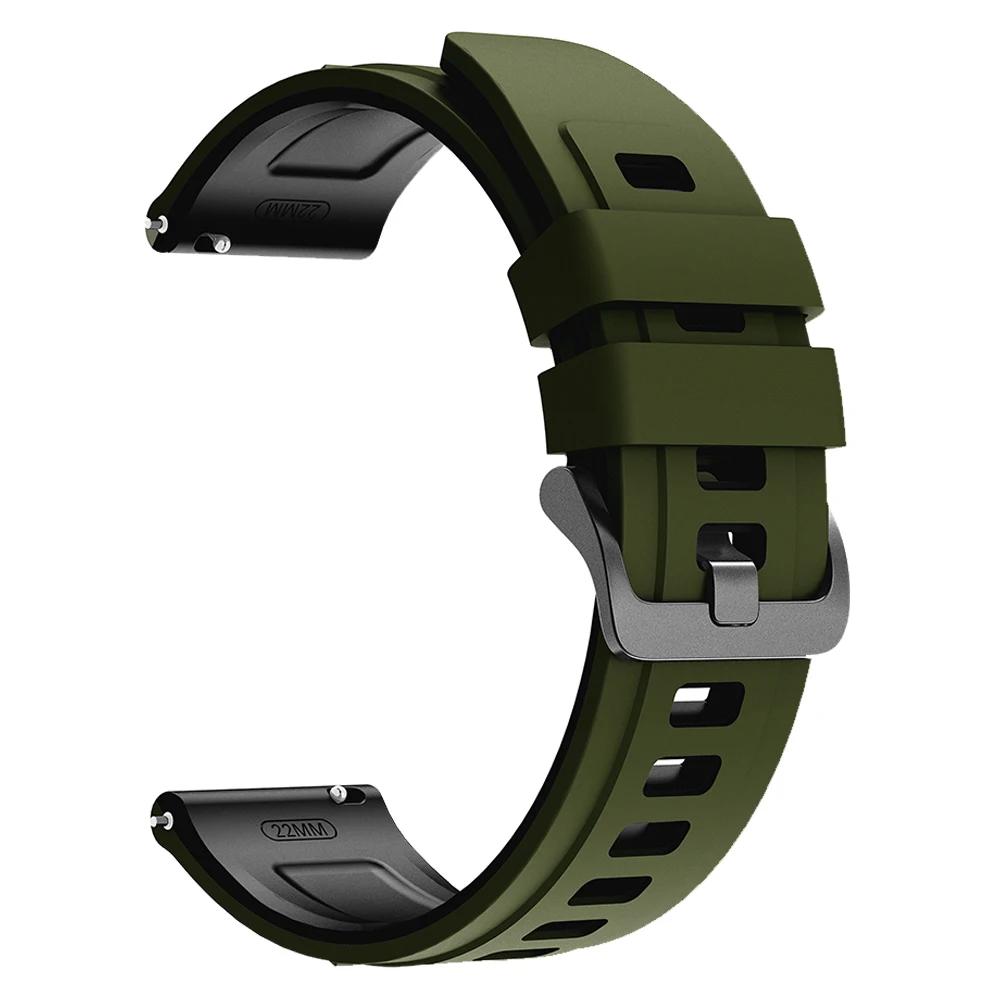 22mm Watchband For TicWatch Pro 2021/3 Ultra LTE/GPS Silicone Strap For TicWatch Pro GTW GTH2 GTX S2 E2 Sport Bracelet Wristband