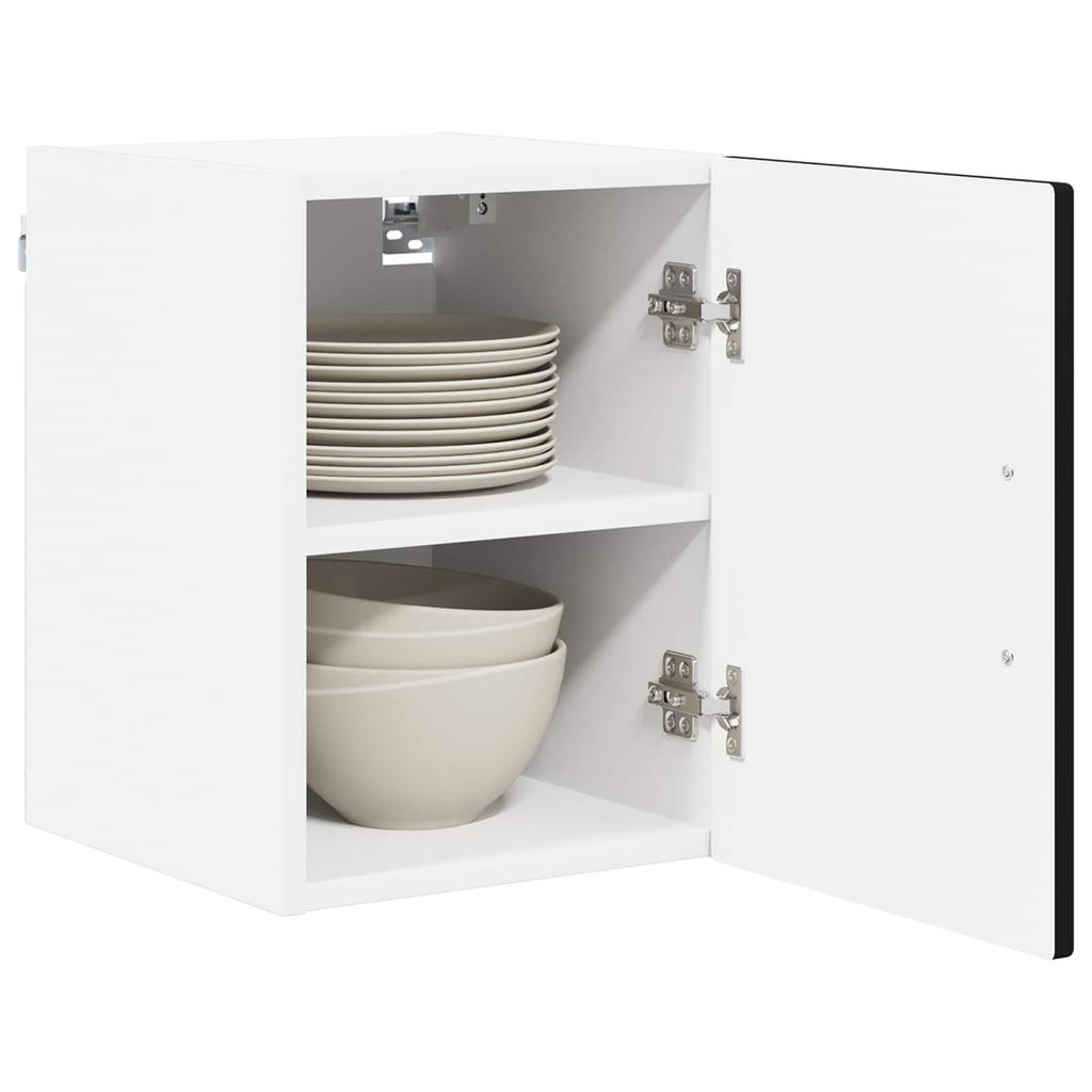 Wall Cabinet LUCCA Black 30 X 31 X 40 Cm Particleboard