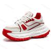 Fashion Niche Design Men's Low Top Casual Thick Soled Shoes 2025 Autumn New Fashion Trend Versatile Comfortable Non Slip Chunky sneakers