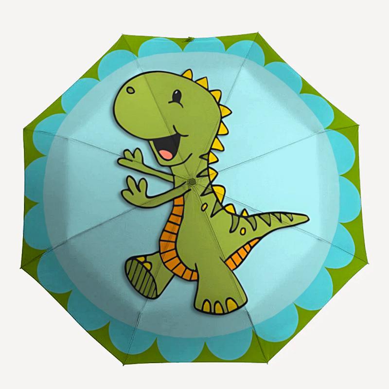 

1pc DinosaurAutomatic Open/close, All-Season Portable Folding Umbrella for Friends, Travel, Everyday, Events - Compact Parasol, Outdoor Acce
