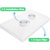 Electrostatic Precipitator Cell Filter for Remove Oil Fume Dust Restaurant Kitchen Ionization Cleaner Air Purifications