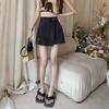 High-waisted Irregular Design Sense Niche Denim Skirt Pants Women's Summer Thin Large Size A-line Shorts