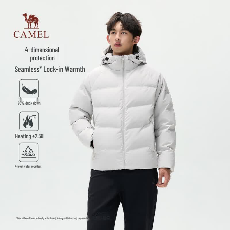 Camel Outdoor Windproof Down Jacket