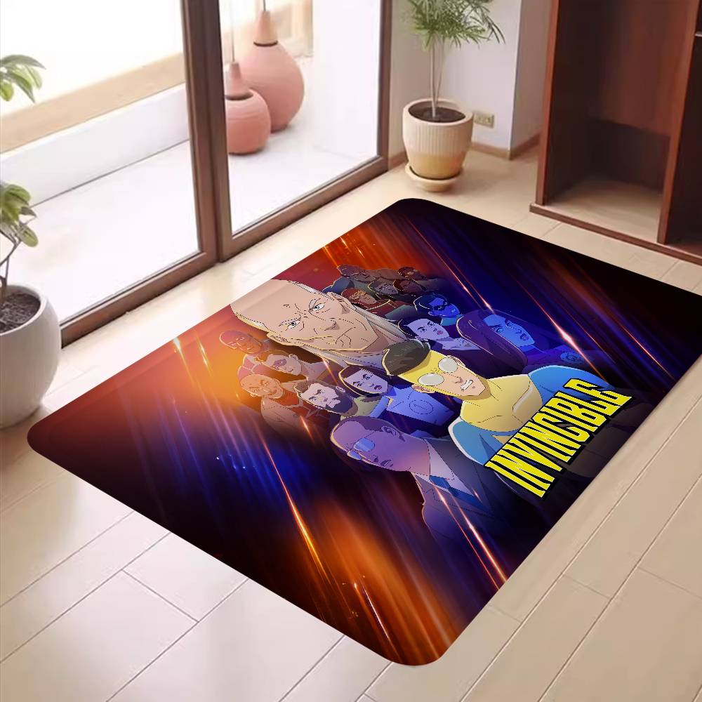 Cartoon Invincible Door Mat Nordic Style Bedroom Living Room Doormat Home Balcony Anti-Slip Alfombra