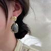 Fashion Pendant Earrings Trend Vintage Geometry  for Women  2025 Korean Jewelry Bohemia Acrylic Accessories Party Gift