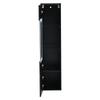 TV-Wandmöbel Set 3-teilig LED-Beleuchtung Hochglanz Schwarz 1 x TV-Schrank, 1 x Wohnzimmer Vitrine, 1 x Wandregal, TV bis 80'