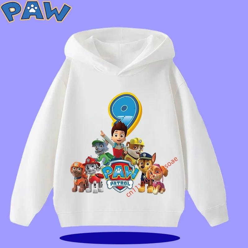 PAW Patrol Kids Hooded Sweatshirt 2026 New Style Boys' Sport Shirt Girls' Casual Shirt Sweatshirt Cartoon Print