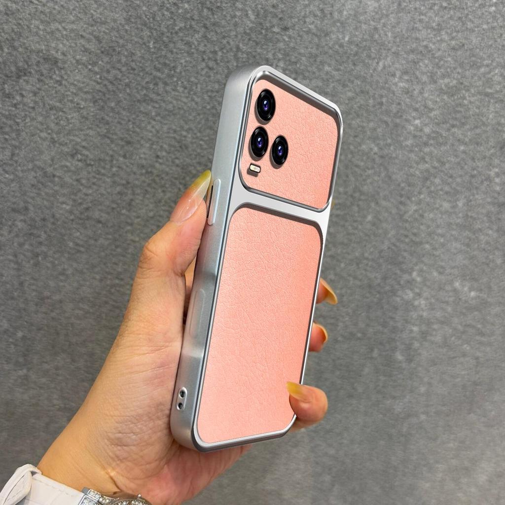 Luxury Faux Leather Case for Vivo Y33T,Y33s,Y21T,Y21s,Y21 Shockproof Big Window