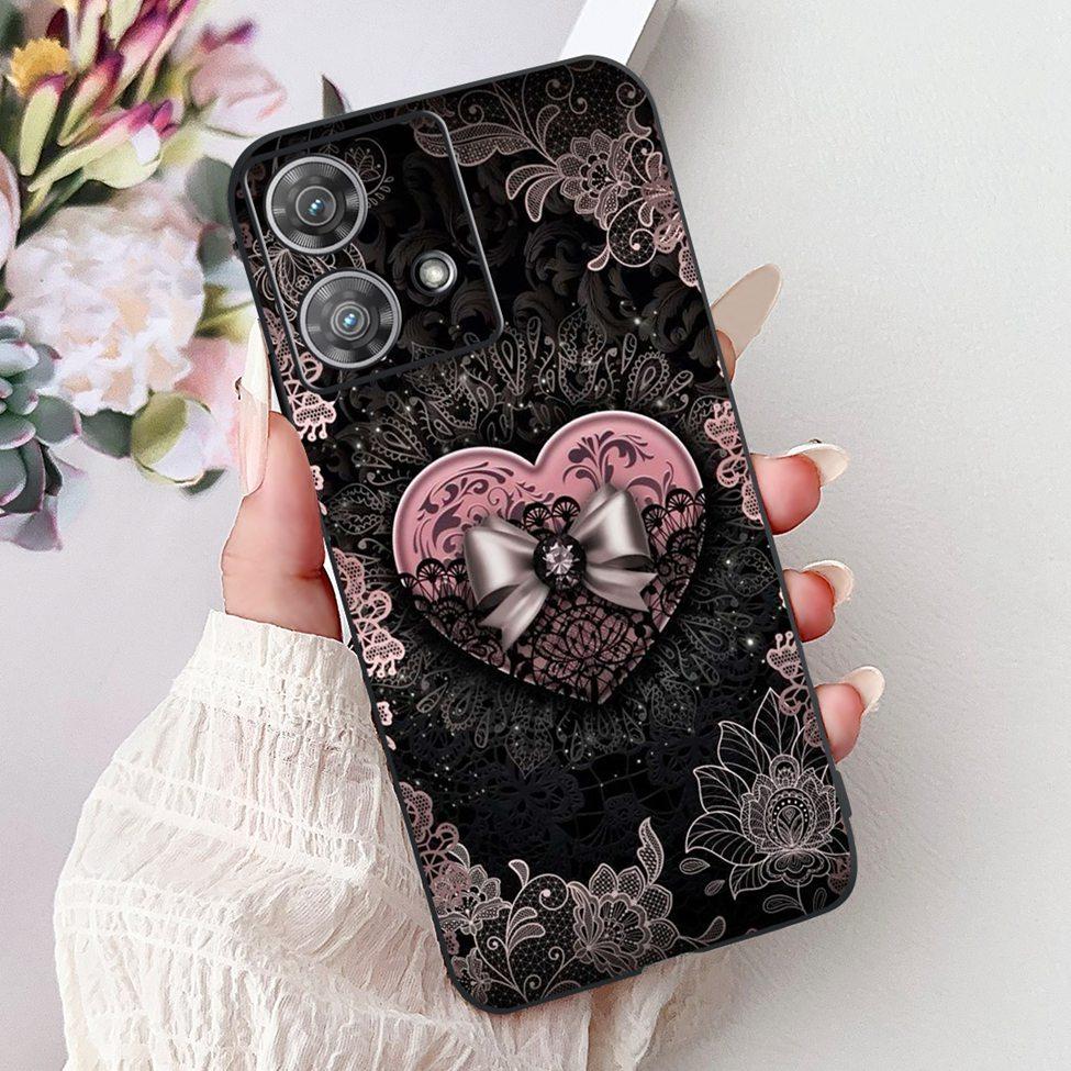 For Motorola Edge 40 Neo Case XT2307-1 Fashion Luxury Cute Cartoon Silicone Shockproof Bumper For Motorola Edge 40Neo Back Cover