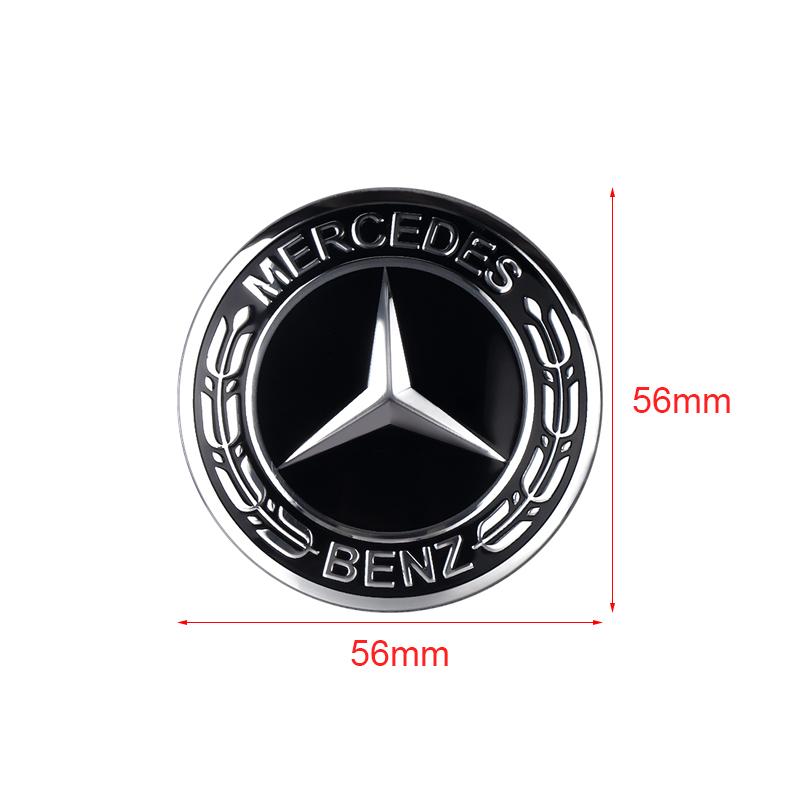 56/60mm Car Wheel Hub Cap Auto Emblem Stickers Refit Accessories For Mercedes Benz G S R C E B A Class GLA GLK C180 E300 S200