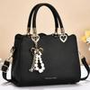 Fashion PU Women's Handbag Elegant Stylish Single Shoulder Bag Vintage Versatile Strap Tote Bag Mother's Day Gift