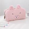 Plush Pencil Case Cute Cartoon Make Up Cosmetic Bag large Capacity Pen Box Soft Travel Organizer Storage Pouch Stationery Bag