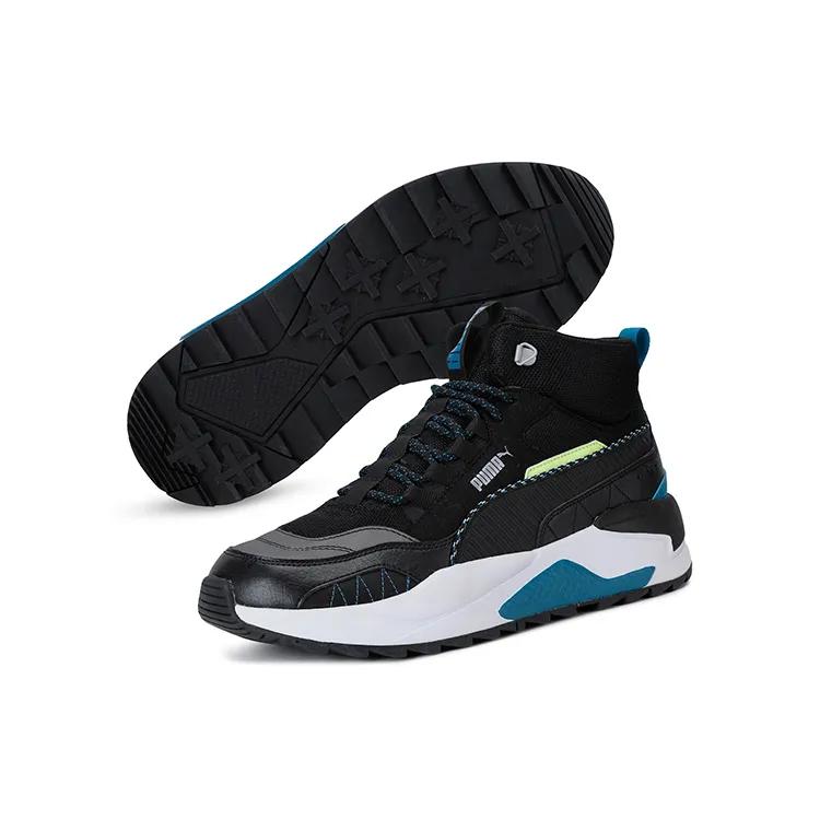 Puma X-Ray 2 Square Mid WTR 'Black Digital Blue' (Unisex) Black / Digi Blue / Fizzy Yellow Casual Shoes 373020 01