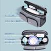 geneX Storage Bag for Strollers, Baby Wipes, Drink Holder, Buggy Bag, Diaper Bag, Diaper Bag, Storage, Outings, Baby, Kids (Gray)