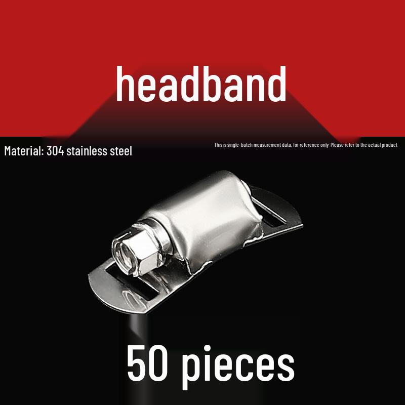 Large 304 Stainless Steel Hose Clamp Band for DIY Pipes