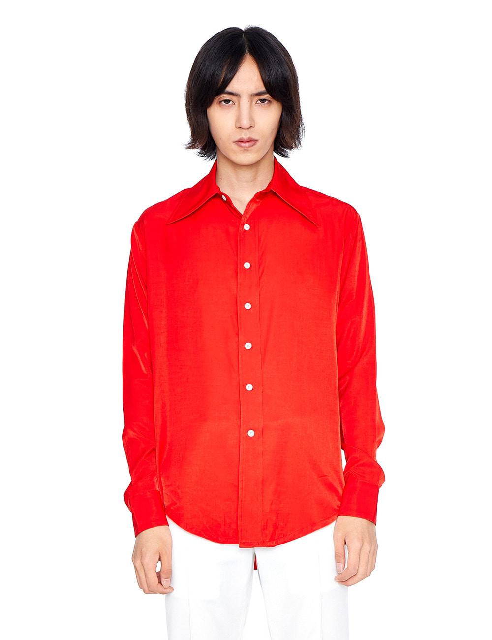 Eponim Classic Long Sleeve Shirt_Red One Size