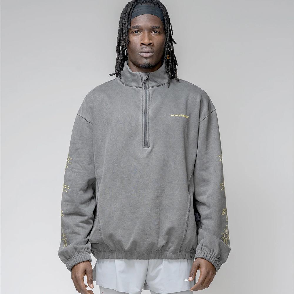 H. Kumori Momentum Half Zip - Black Gmy L