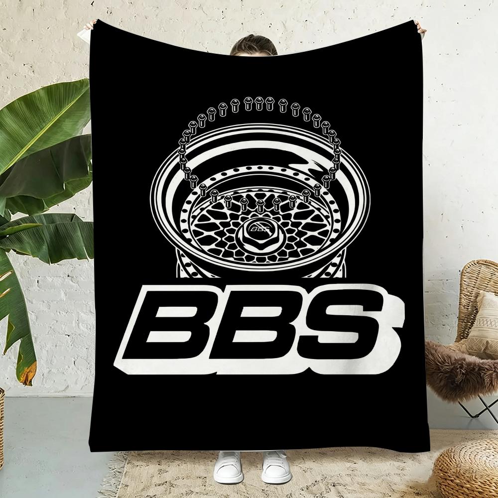 B-BBS-SB Racing Throw Soft Flannel Throw Blanket, Lightweight Breathable Summer Nap Blanket For Sofa Home Travel Cozy Decor