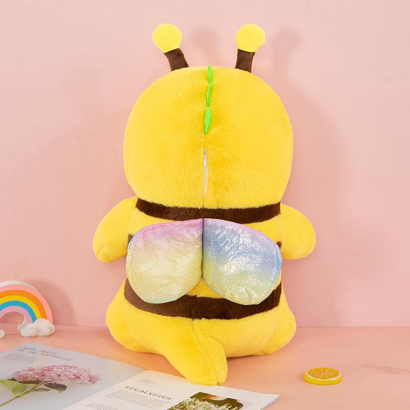 New Transformation Dragon Creative Honey Milk Bee Dragon Plush Toy Girlfriend Exclusive Couple Birthday Gift Doll Bee