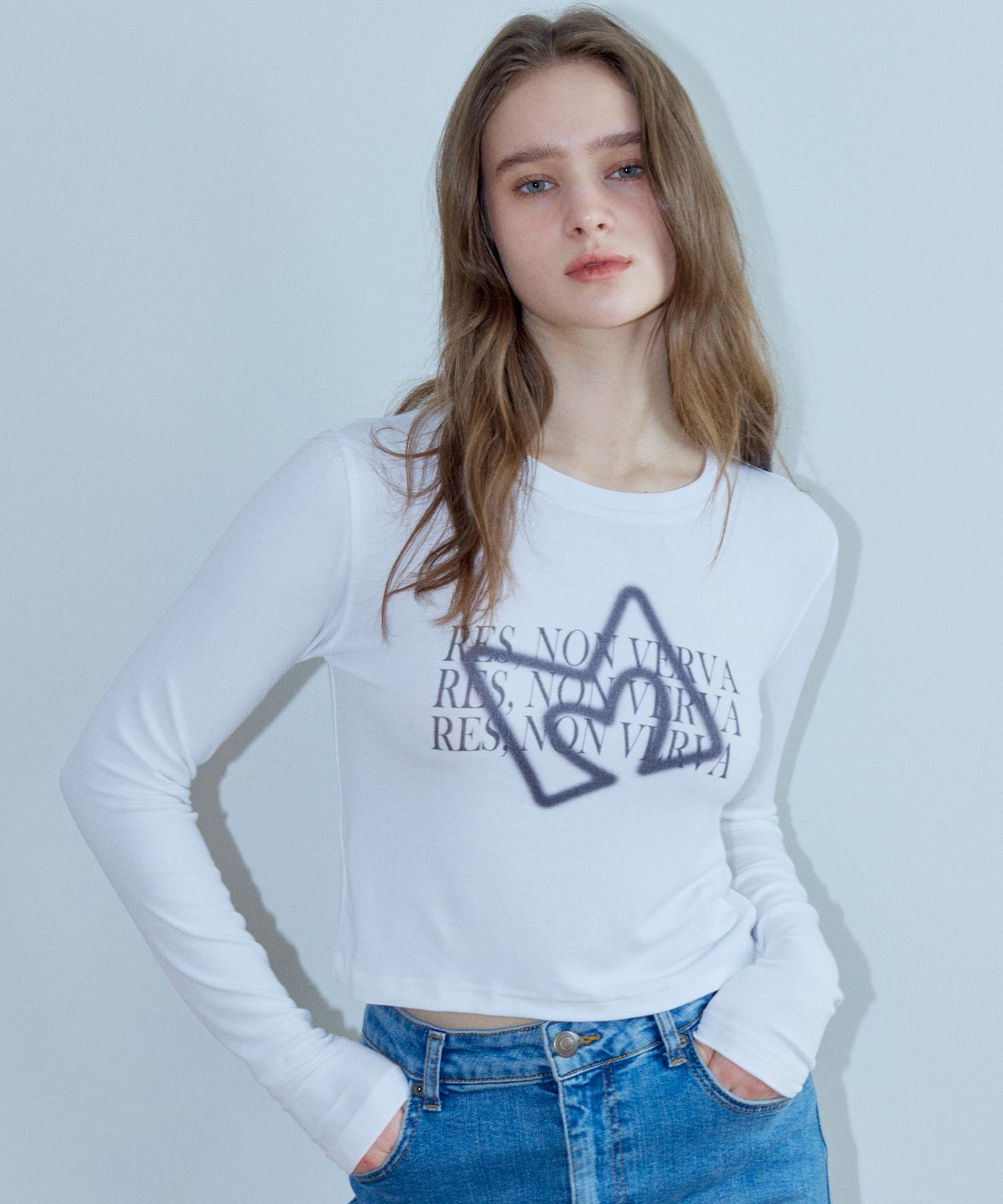 Marot Signature Logo Print T-Shirt_White White