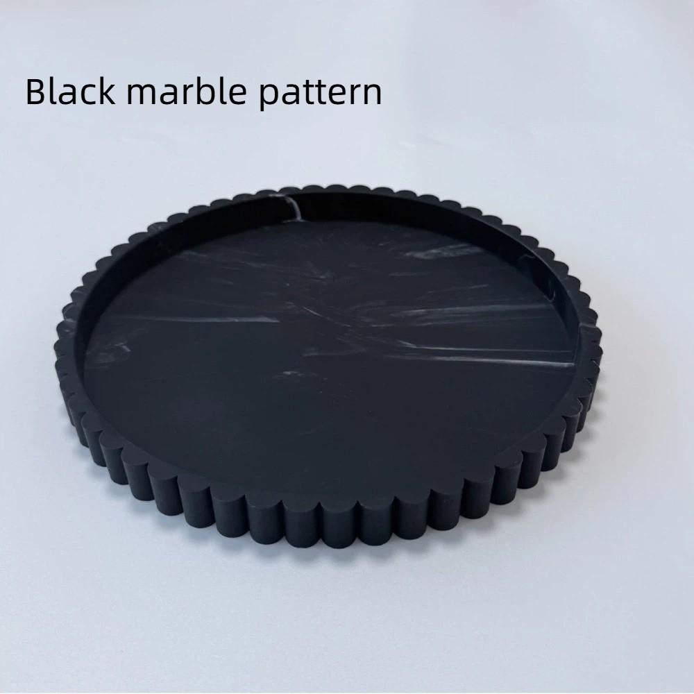 Creative Design Silicone Decorative Plate Striped Necklaces Display Props  Trinket