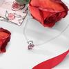 925 Silver Pendant Necklace Heart Star Charm Basic Chain Original Jewelry For Woman