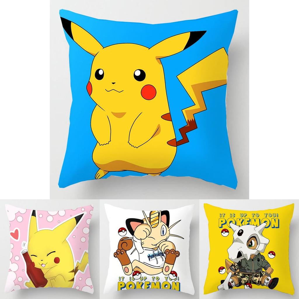 Bezaubernder Pokémon Kissenbezug für weichen und kuscheligen dekorativen Kissenbezug