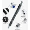 Multipurpose 7 In 1 Engineer Pen Writing Instrument With Sensitive Stylus Measurement Marks And Double Head Screwdriver