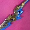 11.6inch Metal Kingdoms Katana Chinese Ancient Steel Sword Damascus Sword Real Size Japanese Katana Original Samurai Sabre Toy