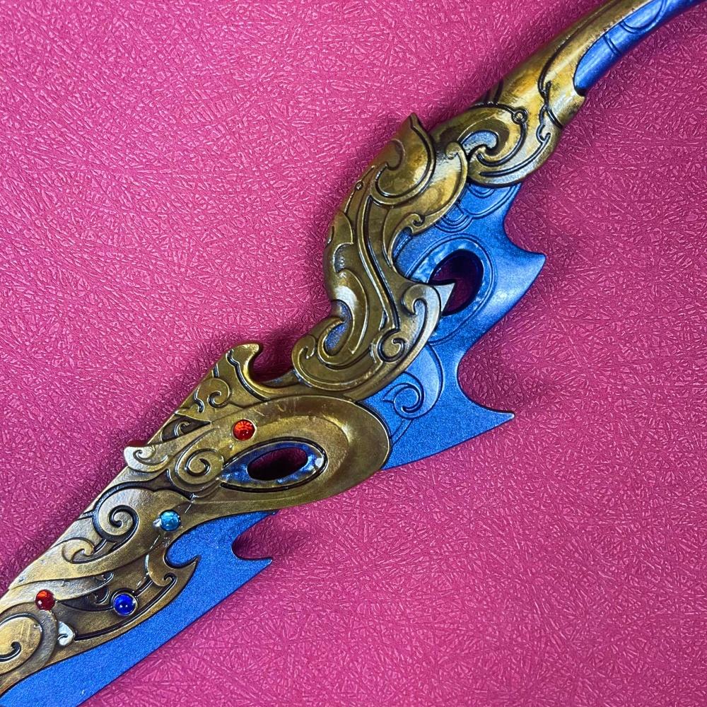 11.6inch Metal Kingdoms Katana Chinese Ancient Steel Sword Damascus Sword Real Size Japanese Katana Original Samurai Sabre Toy
