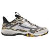 Mizuno Wave Claw Neo Shock Absorbing Non-Slip Durable Low-Top Badminton Shoes Unisex sneaker Black White Yellow 71GA227000