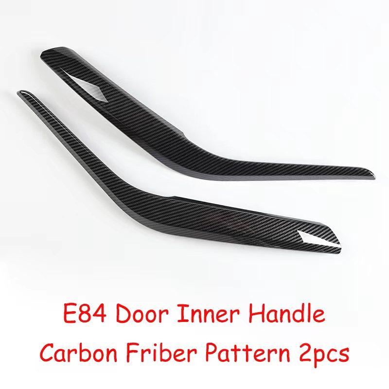 ujhzt6 X1 E84 Car Interior Left Right Door Handle Inner Door Handle Armrest Outer Cover Panel Trim Replacement For BMW 2010-2016