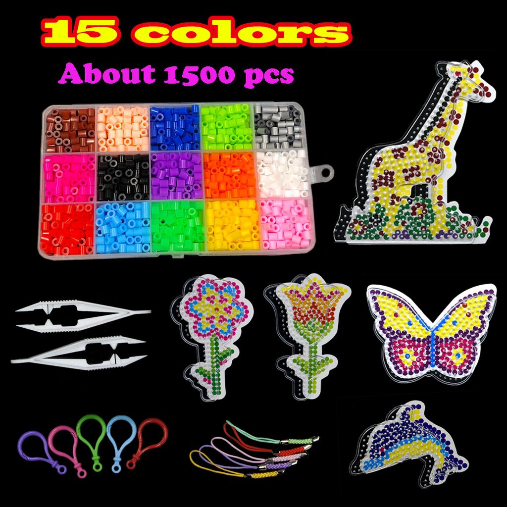 5mm 9000pcs Multi Layer Set of Bean Splicing and Bean Splicing 3D Cartoon Puzzle Puzzle Hama Bead Splicing DIY Toy