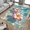 1 Stück Blumenwasser Extra Groß Rutschfester Teppich für Boden, Büro, Familie, Schlafzimmer, Studio Großer Teppich Innen Teppiche, Lebendige Farben
