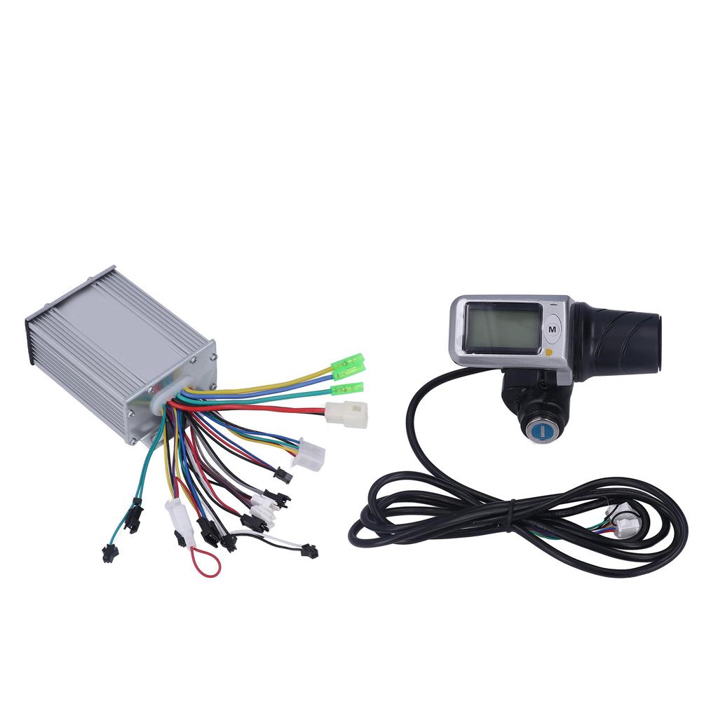 Electric Bicycle Controller Kit 36V 48V 450W Brushless Motor Controller LCD Display Speed Control Throttle Grip Kit