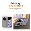 For OPPO Find N6 Case Hard Silicone Wrist Strap Folding Protective Back Cover Case For Find N6 N 6 With Glass Film Phone Shell